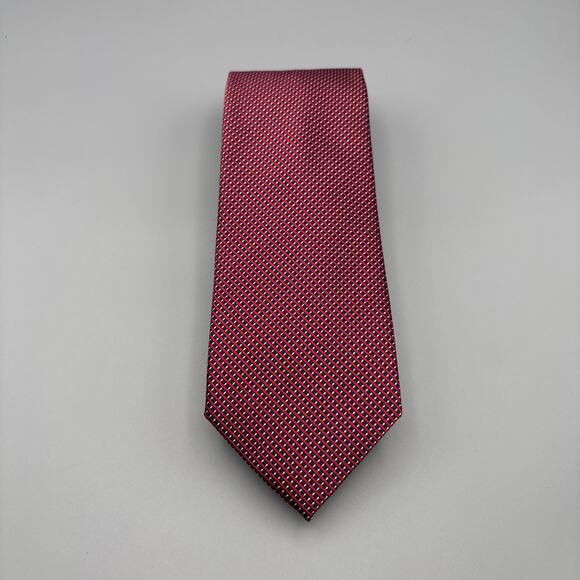 Brooks Brothers Other - Brooks Brothers Red Silk Blend Tie Striped Mens Necktie
